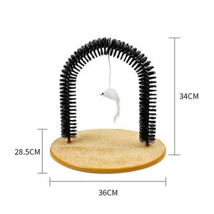แปรงขนสัตว์เลี้ยงแบบโค้งสำหรับเกาและนวด - Product Image 2