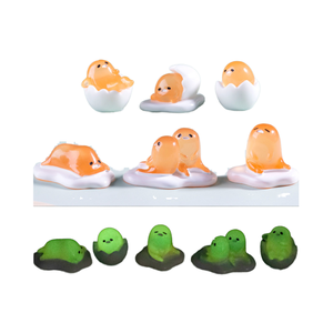 Dễ Thương Trang Trí Vườn Phát Sáng Nhựa Trang Trại Động Vật Bức Tượng Màu Vàng Vỏ Trứng Vịt Gà Hình Sáng Mù Túi Trẻ Em Phục Sinh Đồ Chơi - Product Image 1