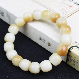 Charcoal Roasted Bodhi Root <b>Bracelet</b> Soft Round Beads Daily Wear Jewelry For Men Women Couples Students - Product Image 3