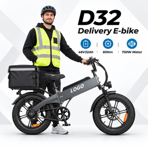 Vélo électrique D32 750W 48V32Ah Autonomie 128 km Frein à disque hydraulique OEM Usine personnalisée - Product Image 1
