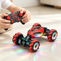 HOSHI 1611 PRO Voiture RC de cascades à détection gestuelle avec 2 batteries, contrôle par montre, moteur sans balais, 2.4G, Monster Truck télécommandé