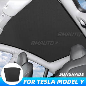 Parasoles para Techo de Auto Tesla Model Y 2021-2023, Cristal para Techo Corredizo Interior con Aislamiento UV/Térmico - Product Image 1