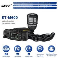 Radio Mobil Dual Band QYT KT-M600 25W UHF VHF Layar Warna Jangkauan Jauh CTCSS/DCS 2Tone 5Tone DTMF Radio Dua Arah