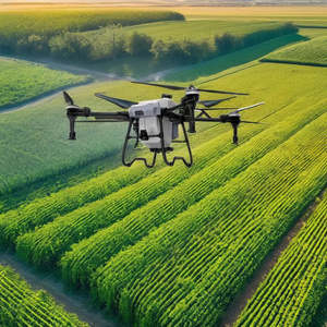 Dron Pulverizador Agrícola de 4 Ejes con Sistema Dual, Dron Grande para Huertos/Aspersor Portátil para Construcción - Product Image 2
