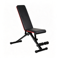 Banc de musculation réglable et pliable multi-positions (plat, incliné, décliné) pour entraînement à domicile et équipement de musculation