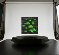 Lampe LED à lévitation magnétique en forme de cube de minerai, veilleuse rotative automatique, cadeau gadget cool pour adolescents et passionnés de jeux