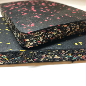 Thân Thiện Với Môi Trường Tùy Chỉnh 20Mm Epdm Heavy Duty Cliped Mật Độ Cao Không Độc Hại <span class=keywords><strong>Tile</strong></span> Rolls Phòng Tập Thể Dục Cao Su Flooring Mat - Product Image 1