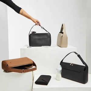 Sac de rangement pour poussette en cuir PU, personnalisé, avec compartiment isotherme, pour couches et accessoires de bébé - Prix de gros - Product Image 6