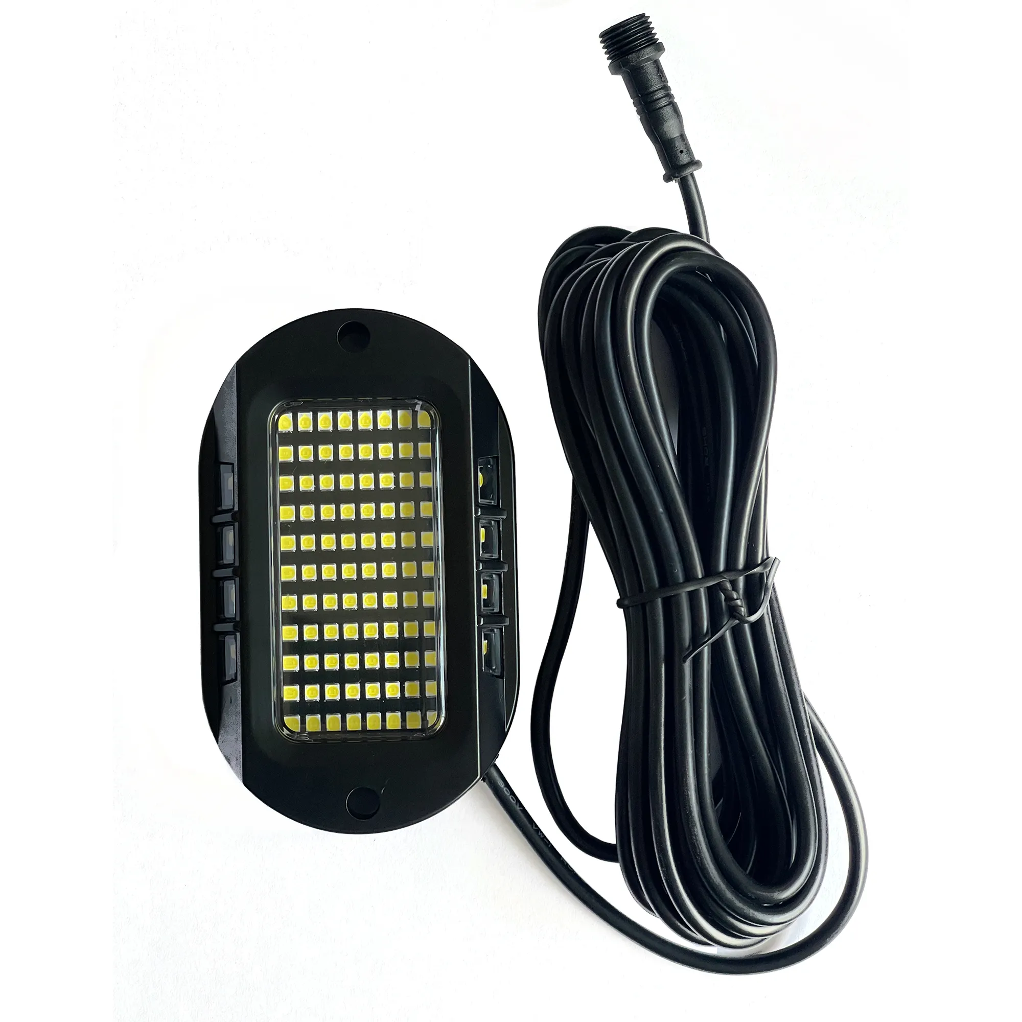 Kingshowstar-Lampe de roche ultra lumineuse et étanche 104LED, blanche et solide, pour camion, véhicule tout-terrain, UTV