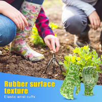 Gants de jardinage confortables en PU personnalisés, fabriqués directement par l'usine LQS, gants de sécurité pour le travail, pour femmes