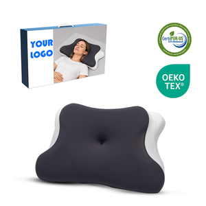 <span class=keywords><strong>Almohada</strong></span> Ortopédica JeeBay con Logotipo Personalizado, Espuma Viscoelástica Transpirable y Refrescante, Alivio de Presión, Alineación Espinal, Cuello Firme - Product Image 1