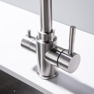 SANIPRO 360 रोटेशन SUS304 स्टेनलेस स्टील फिल्टर नल 3 रास्ता सिंक मिक्सर नल पीने के पानी शुद्ध रसोई नल - Product Image 5