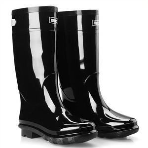 Bottes de pluie mi-mollet Warrior, imperméables, antidérapantes, en PVC, unisexes, pour le travail, l'industrie de la construction, taille 39-45 - Product Image 1