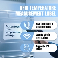 Étiquette de capteur RFID sans fil pour la logistique médicale et les applications logistiques de la chaîne du froid