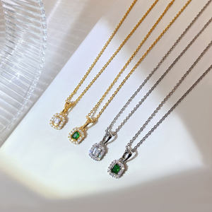 Nouvel Arrivage Simple Bling Géométrique Gouttelettes D'eau Coeur Carré Zircon <span class=keywords><strong>Sublimation</strong></span> Collier Ras Du <span class=keywords><strong>Cou</strong></span> Bijoux Usine Prix <span class=keywords><strong>De</strong></span> Gros - Product Image 5