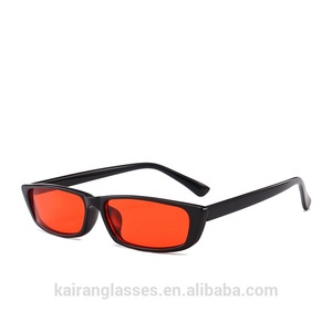 Hot Selling 7058 Rectangle Women <b>Small</b> <b>PC</b> Frame Acrylic Lenses Sunglasses - Product Image 6