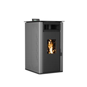 <span class=keywords><strong>Estufa</strong></span> de <span class=keywords><strong>pellets</strong></span> de acero para interiores independiente moderna PANSEE, diseño sin humo para chimenea con Control remoto para uso en sala de estar y cocina - Product Image 5