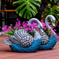 Multi-Styles Grand Moule pour Pot de Fleur Moules pour Jardinière en Fibre de Verre Moules en Silicone pour Pot de Fleur en Béton