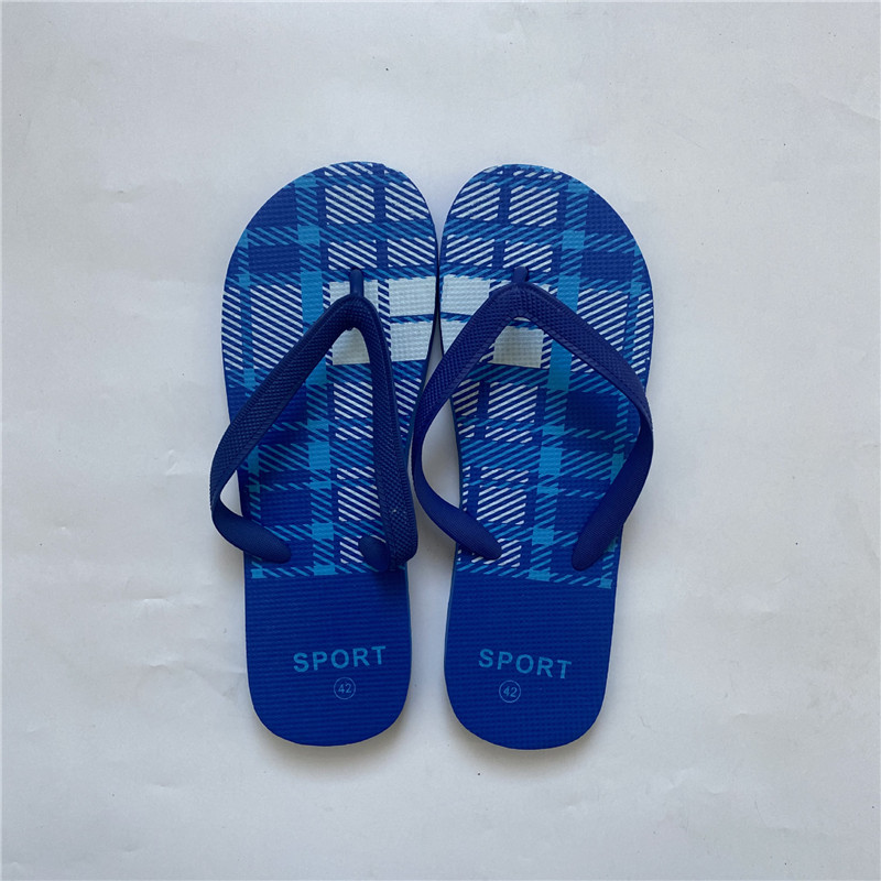 Summer Printing Filpflops Non-slip Korean Style PE PVC Men Filp Flops Slippers