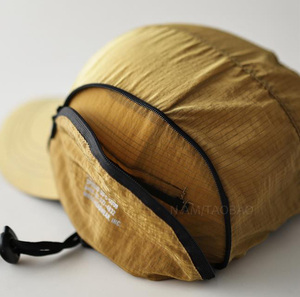 Gorra Deportiva Impermeable de 5 Paneles con Cordón, para Hombre y <span class=keywords><strong>Mujer</strong></span>, de Poliéster y Nailon Ripstop, con Bolsillo con Cremallera - Product Image 1