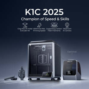 เครื่องพิมพ์สามมิติ Creality K1C |   เครื่องพิมพ์ 3 มิติ FDM ความเร็วสูง 600 มม./วินาที พร้อมกล้อง AI ปรับระดับอัตโนมัติ ขนาด 220x220x250 มม. - Product Image 2
