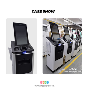 Totem di Pagamento Cashless Personalizzato OEM ODM 23.8/32 Pollici, Distributore Automatico di Biglietti, Cassa Digitale, Ordinazione Self-Service, POS Touch con SDK - Product Image 4