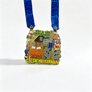 Fabricante de Regalos Metálicos, Medalla Personalizada 3D de Esmalte Suave, Medalla Milagrosa de Carnaval, Medalla de Aleación de Zinc con Cinta - Product Image 5