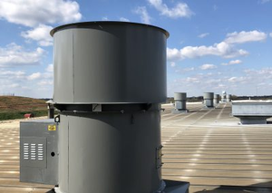 Ventilateur axial de toit industriel avec moteur haute efficacité pour la <span class=keywords><strong>ventilation</strong></span> à grande échelle dans les complexes commerciaux - Product Image 4