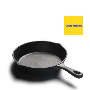 Thân Thiện Với Môi Đúc Sắt Chảo Chảo Chảo Với Cơ Sở Bằng Gỗ Bít Tết Và Fajita Lưới Tản Nhiệt Tấm Thiết Kế Mới Lạ Với Sizzling Cạnh - Product Image 2