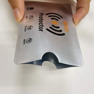 ซองใส่บัตรเครดิตธุรกิจป้องกันการโจรกรรมซองปิดกั้น RFID - Product Image 3
