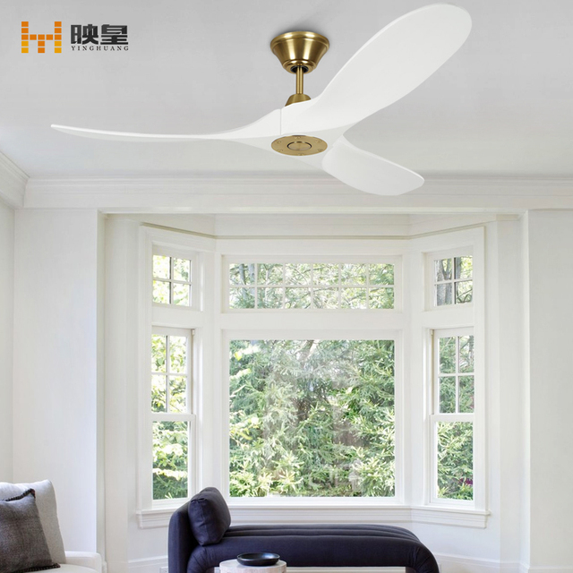 Luxury Modern Bldc Motor Gold Remote Control Wooden Ceiling Fan