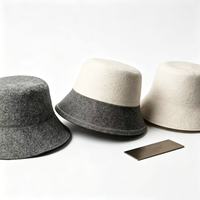 Chapeau de sauna en feutre de laine pur de qualité supérieure, design classique uni, résistant à la chaleur, chapeau de banya russe, confortable, couvre-tête unisexe