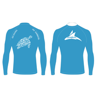 DIVESTAR Grosir Sablon Sublimasi Logo Kustom Unisex Lengan Panjang UPF 50+ Pelindung Matahari Bernapas Cepat Kering