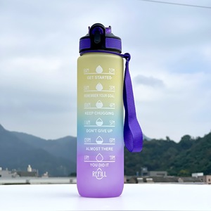 OEM ODM 32OZ sport infusione motivazionale di plastica Tritan bottiglia d'acqua fresca bpa bottiglia d'acqua gratis motivazionale bottiglia d'acqua - Product Image 6