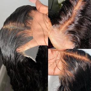 Parrucca 5x5 in Capelli Umani Brasiliani con Pizzo Trasparente, Pronta per la Spedizione, Colore Naturale per Donne di Colore, Parrucche Senza Colla - Product Image 3