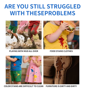 Potente Spray Ecologico per la Pulizia dei Tessuti Domestici, Efficace Smacchiatore per Macchie di Grasso, Sudore e Cibo - Product Image 3