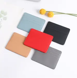 2023 Fashion small card bag Wallet for men Hot card packs PU Slim Wallet LOGO Minimalist Ladies Card Holder