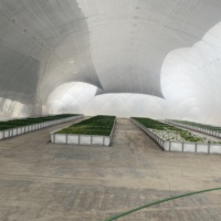 Membrane gonflable à air structurelle gonflable serre agricole structure à membrane pneumatique dôme gonflable à air