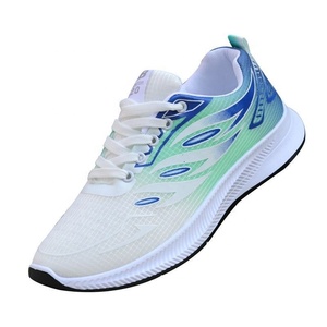 Chaussures de course <span class=keywords><strong>à</strong></span> changement de couleur pour hommes, empeigne en maille dégradée, coussin d'air, semelle en PVC, légères, respirantes, chaussures de mode urbaine - Product Image 1