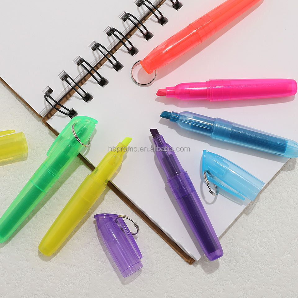Factory Order. Format 6 Color Premium Quality Highlighters Pen Promotional Factory Direct ...