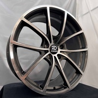 Jantes forgées personnalisées de 17 à 24 pouces, grises, usinées, pour BMW Série 3, Série 5, M3, M4, Mercedes-Benz Classe C, Audi A4, A6, A7, Porsche Cayenne