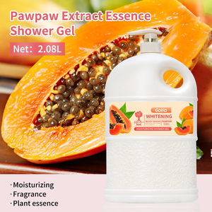 Atacado Personalizado Orgânico 2.08L <span class=keywords><strong>Papaya</strong></span> Hidratante Gel De Banho Natural Planta Esfoliante Clareamento Mulheres Lavagem Do Corpo - Product Image 4