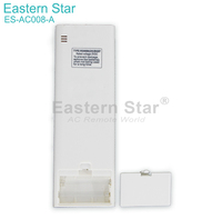 Télécommande de climatiseur BLUE STAR RG66B8(2H)BGEF, code fixe, affichage numérique LED 38KHZ, 14 touches, AC 201, ES-AC008-A