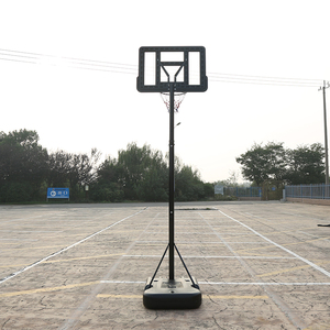 Canasta de Baloncesto Ajustable en Altura, Negra, de PE y Acero, para Niños y Adultos, Uso en Interiores/Exteriores, Marco Móvil para Tiros al Canasta - Product Image 5