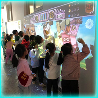 Jeux de projecteur interactifs, projection holographique murale immersive, jeux virtuels pour enfants en intérieur, pour le sol et les murs