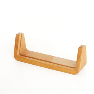 Wooden <b>Photo</b> <b>Frame</b> Stand 7 Inch Acrylic <b>Insert</b> Horizontal Solid Wood Base For Living Room Bedroom Study - Product Image 5
