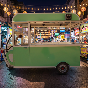 Carrito de Comida Eléctrico de 3 <span class=keywords><strong>Ruedas</strong></span> en Venta, Carrito de Helados, Tacos, Pizza, Café, Hot Dogs, Triciclo Eléctrico para Venta de Comida - Product Image 1