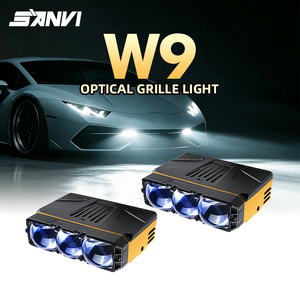 ไฟส่องกระจังหน้ารถยนต์ W9 Optical Grille Light ขนาด 25 มม. แบบบางพิเศษ LED 5500K แสงคู่ IP67 กันน้ำ - Product Image 1