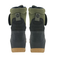 Bottes d'hiver chaudes et antidérapantes pour homme YL-628, de haute qualité, noires et vertes, mi-mollet, imperméables, pour l'extérieur