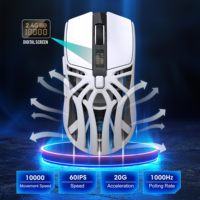Pabrik Mouse OEM Grosir Mouse Nirkabel Tri Mode Koneksi +2.4G untuk Kantor dan Gaming